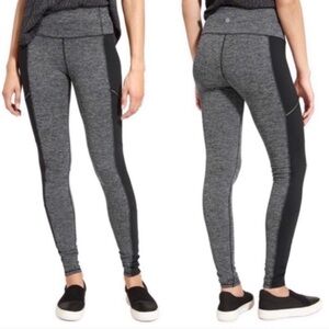 Athleta Herringbone Luxe Faux Leather Metro Drifter Legging Pant